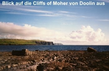 Cliffs of Moher von Doolin aus gesehen.