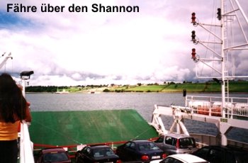 Fähre über den Shannon